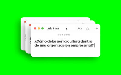 ¿Cómo debe ser la cultura dentro de una organización empresarial?